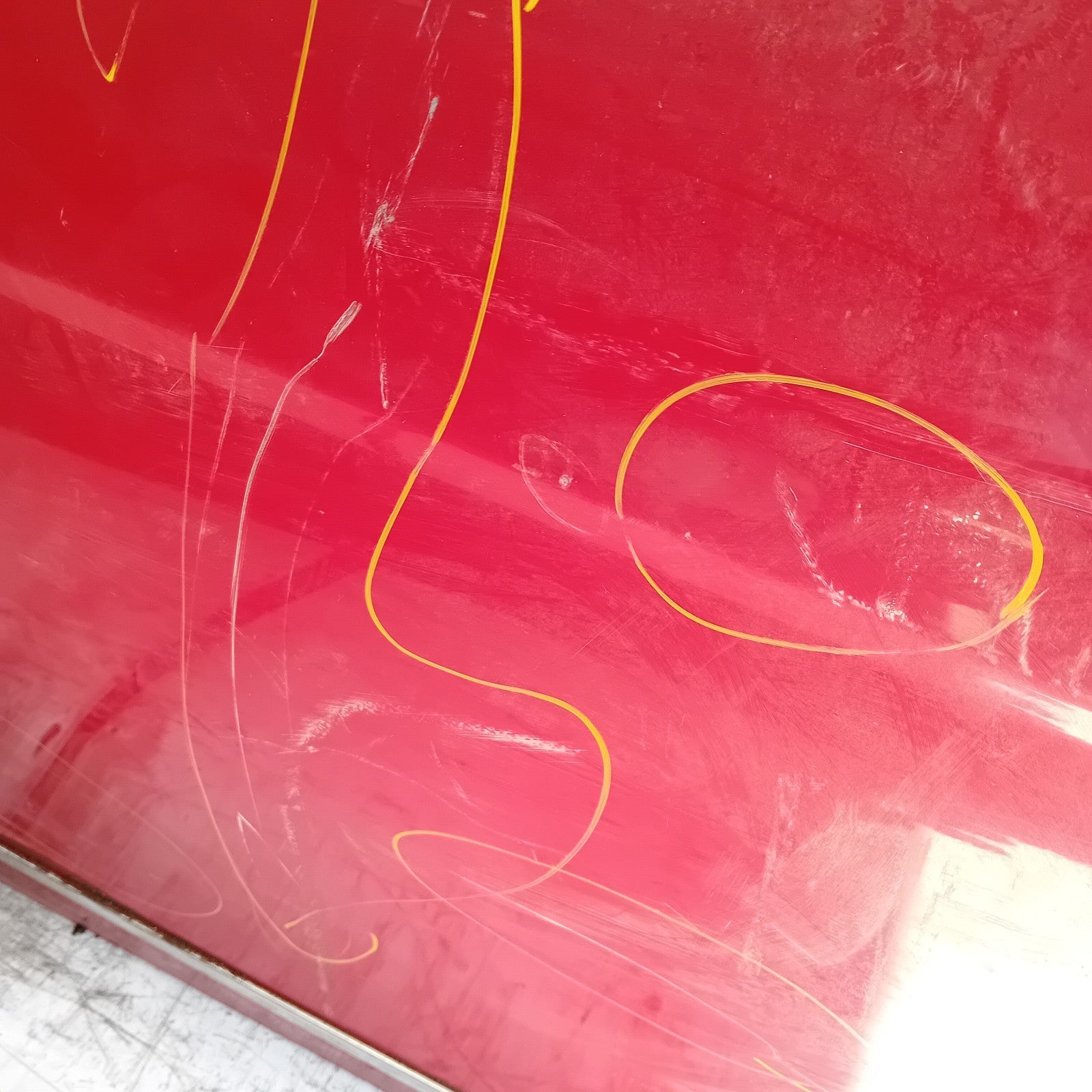 MERCEDES C-CLASS W204 SLN DRIVER FRONT DOOR OSF RED 2008-14 FMD456
