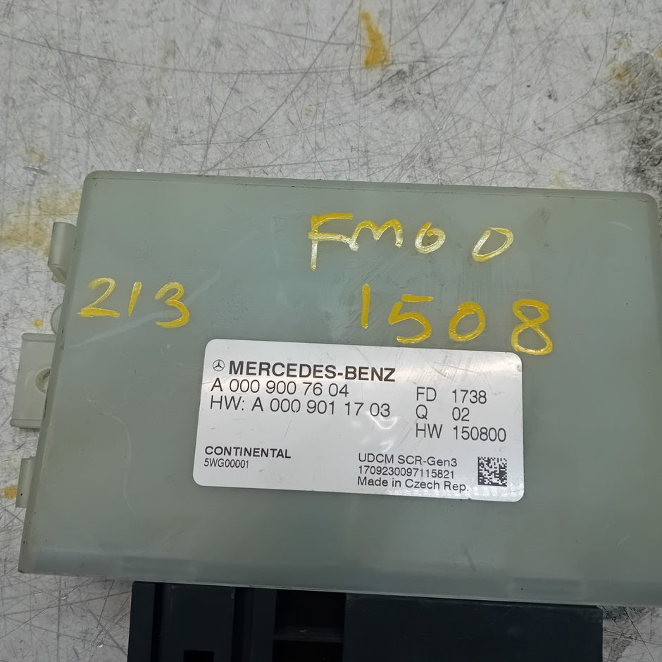 MERCEDES BENZ  E-CLASS W213 ADBLUE SCR CONTROL UNIT EGR ECU A0009007604 FM001508