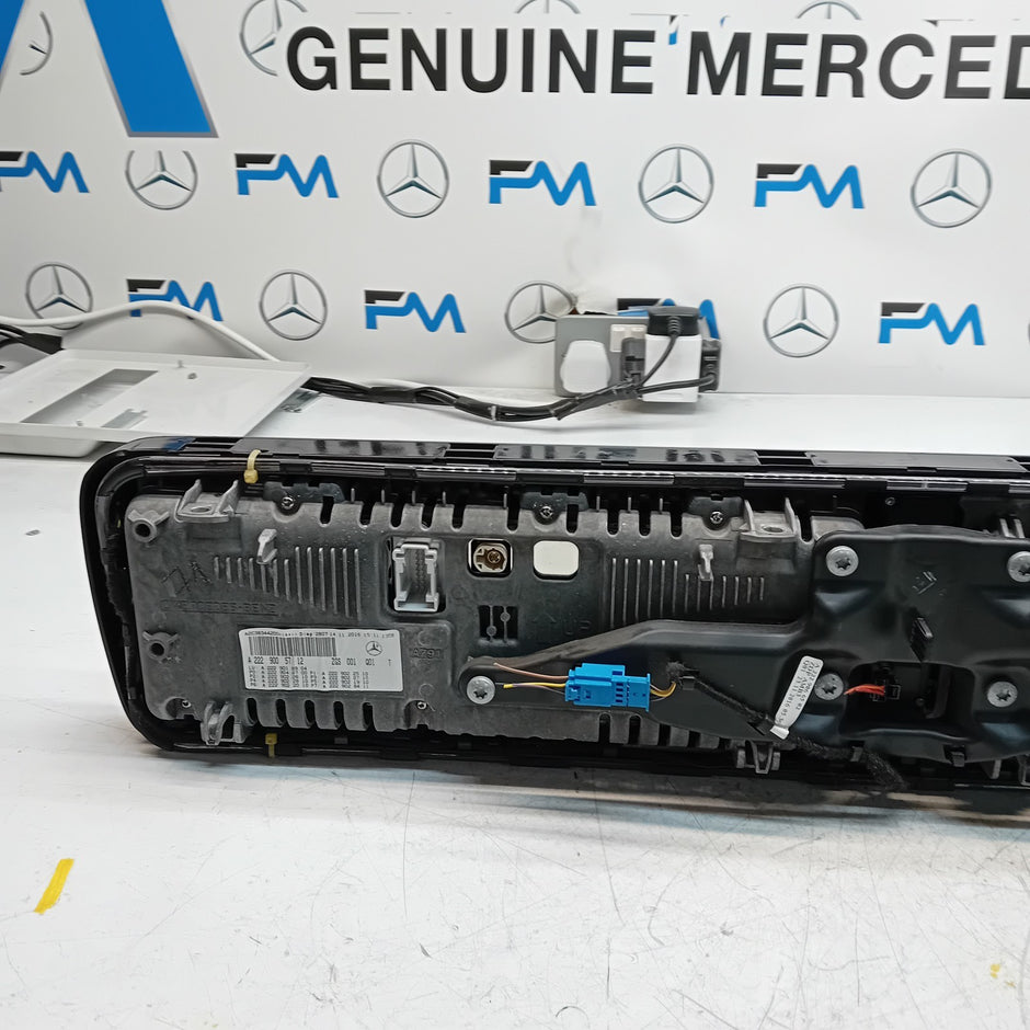 MERCEDES S-CLASS W222 DISPLAY SCREEN A2229007611 A2229005712 2016 FM001159