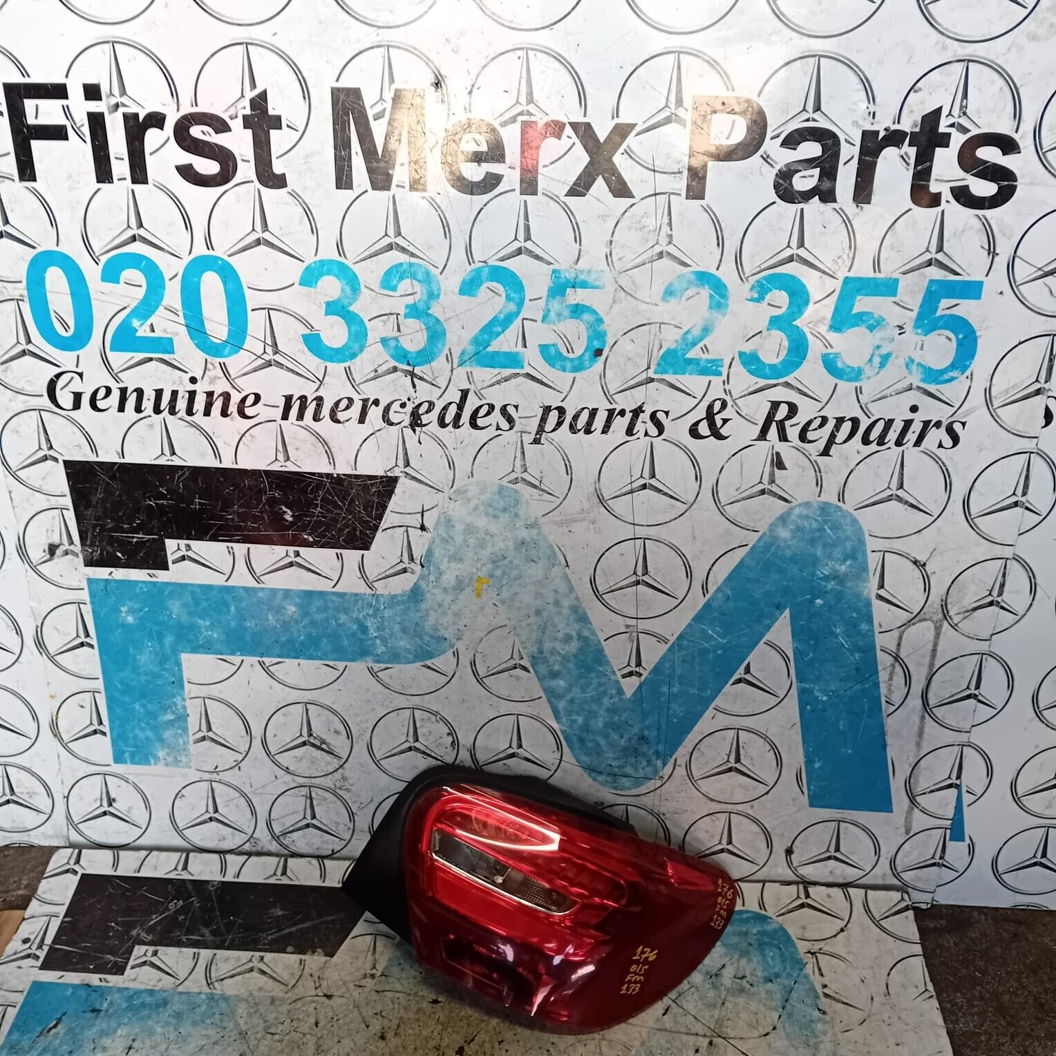 MERCEDES BENZ A-CLASS W176 REAR DRIVER ( OFF SIDE ) SIDE TAIL LIGHT