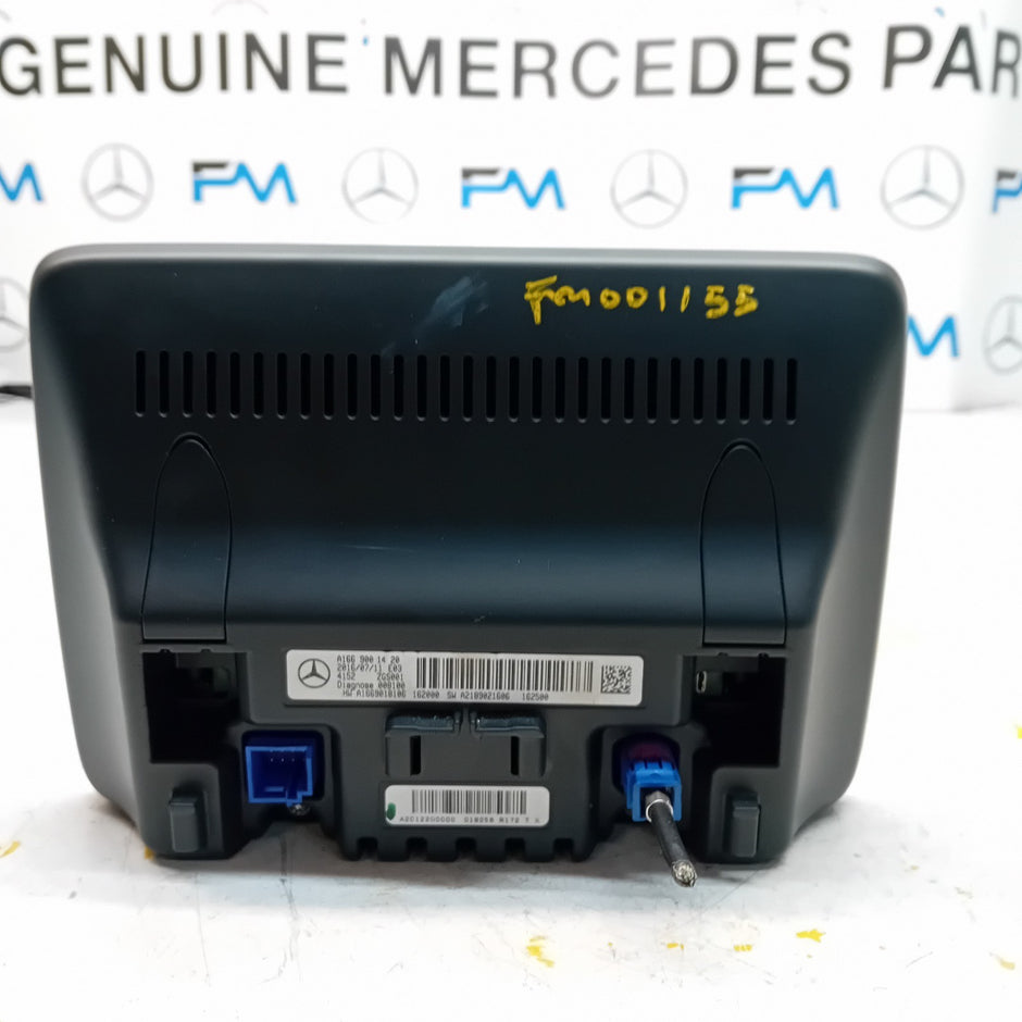 MERCEDES GLS-CLASS X166 DISPLAY SCREEN A1669001420 2016 FM001155