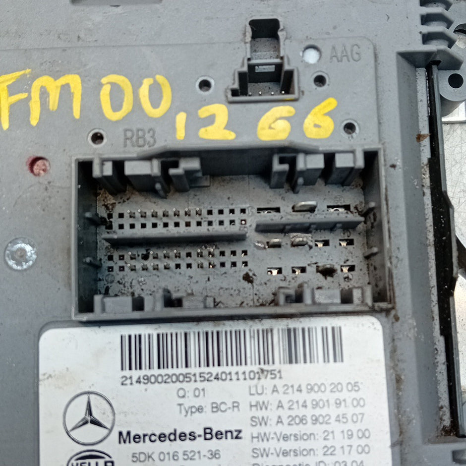 MERCEDES GLC COMFORT CONTROL MODULE W253 A2149002005 FM001266