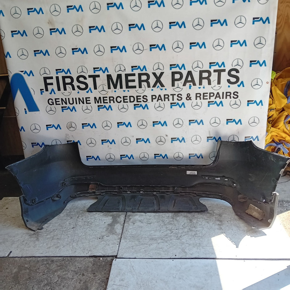 MERCEDES BENZ GLC W253 REAR BUMPER A2538850200 2016 BLACK FMX154