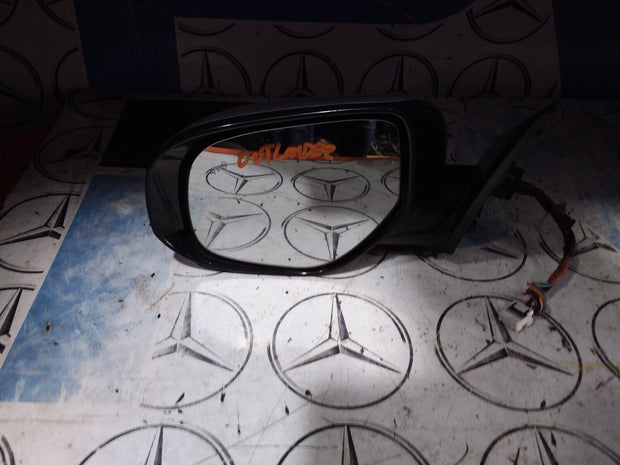 MITSUBISHI OUTLANDER 2013 MIRROR PASSENGER SIDE SILVER - CAMERA & BLIND SPOT