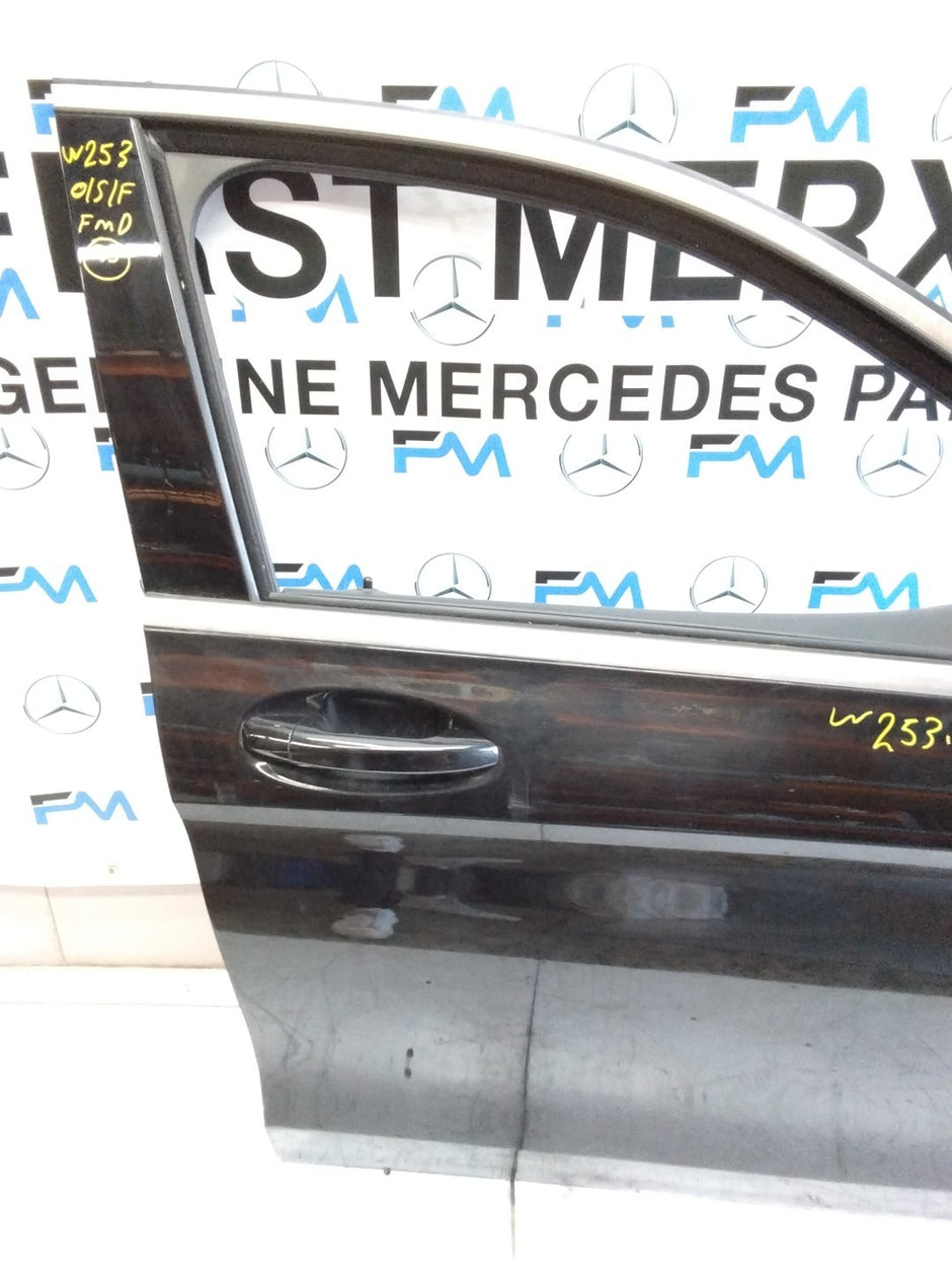 MERCEDES BENZ  GLC W253 DRIVER SIDE FRONT DOOR O/S/F COMPLETE BLACK FMD95