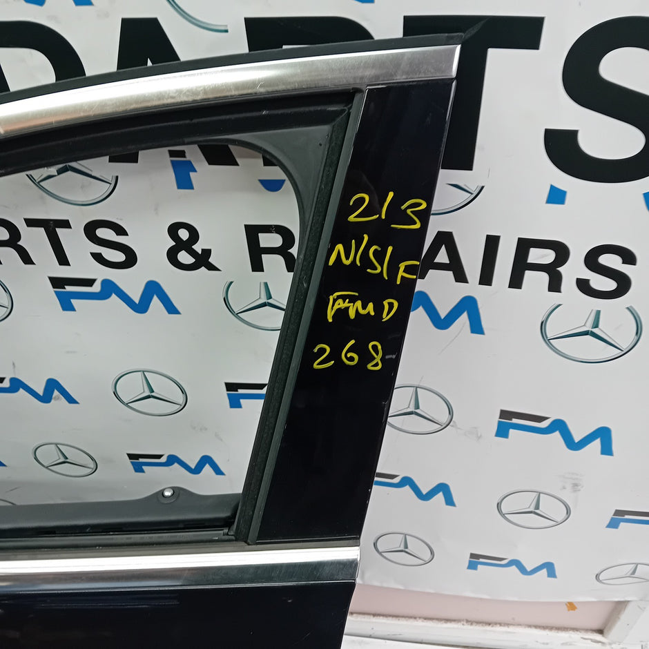 MERCEDES E-CLASS W213 SLN PASSENGER FRONT DOOR OSF BLACK 2016 ON COMPLETE FMD268