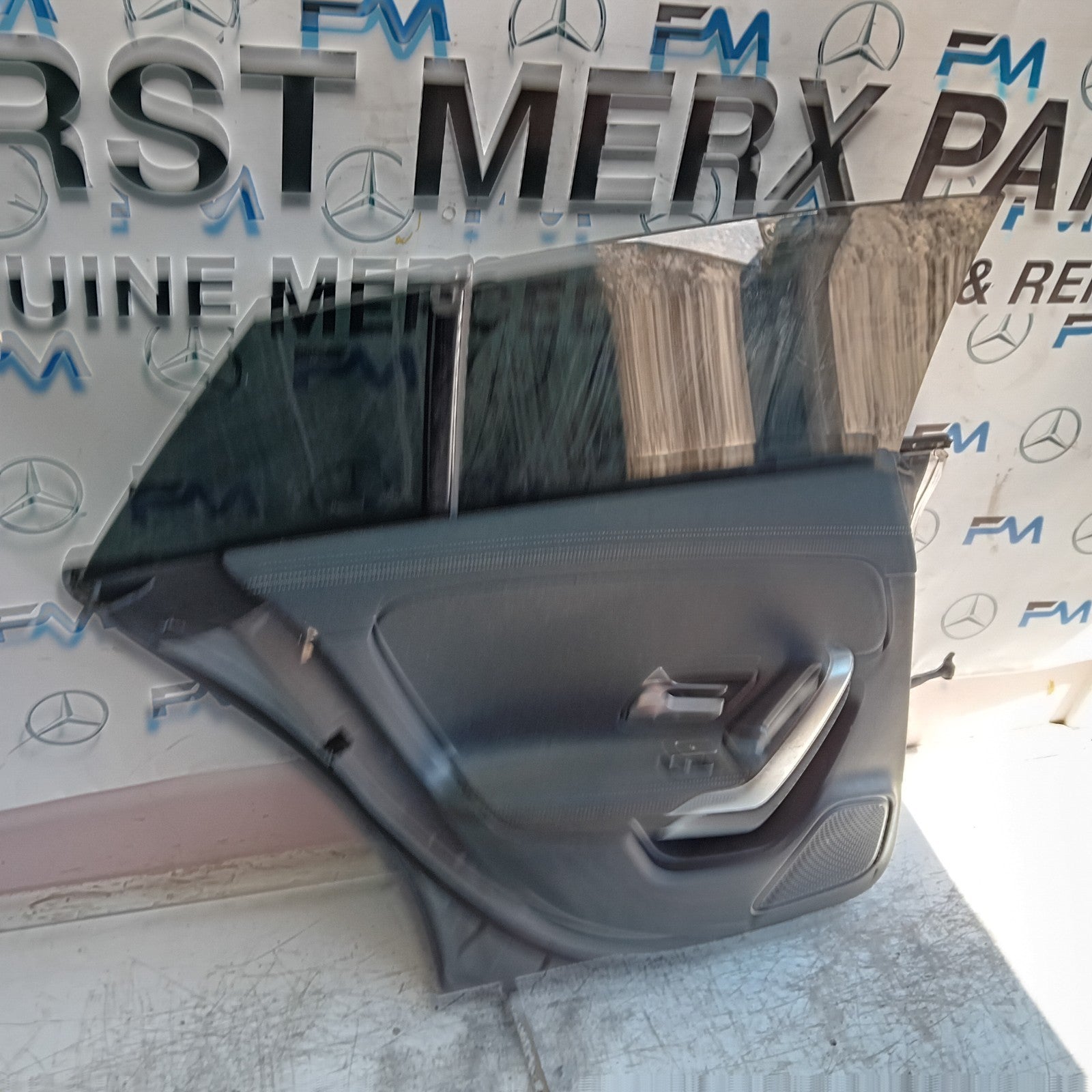 MERCEDES CLA W118 PASSENGER REAR DOOR NSR 2019 GREY COMPLETE FMD491