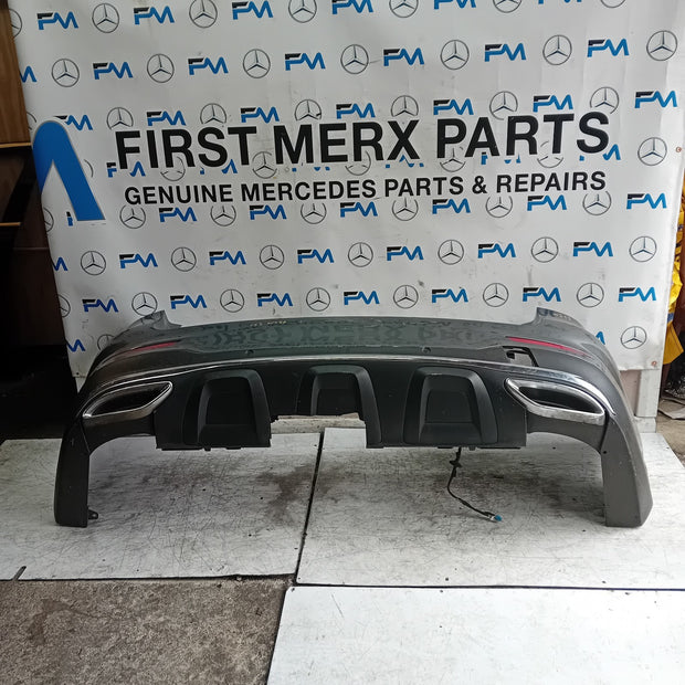 MERCEDES BENZ GLC W253 REAR BUMPER 2015 GREY COMPLETE A2538850200 FMX64