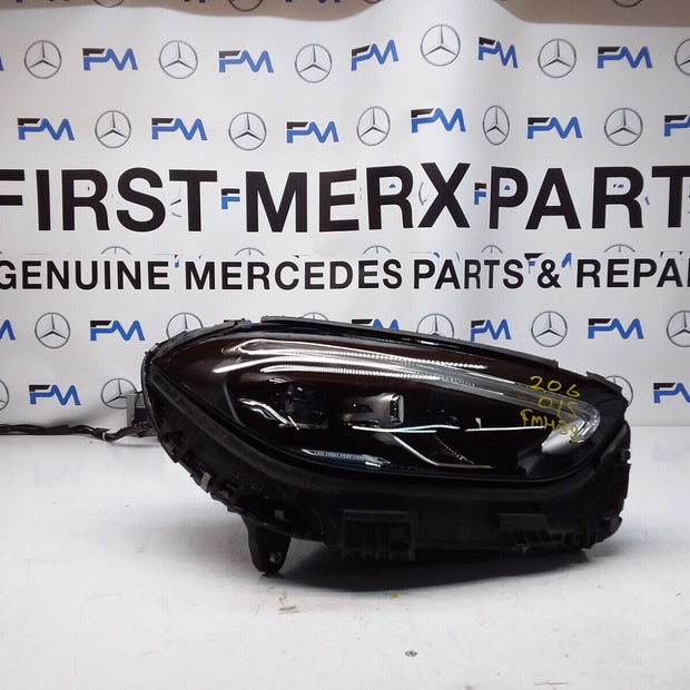 2018 MERCEDES C-CLASS W206 O/S Driver Side Front Headlight A2069066101 FMH38