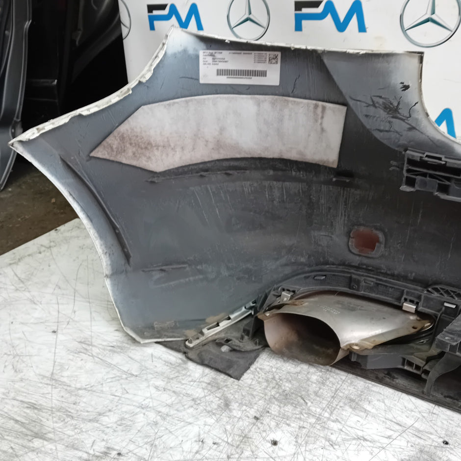 MERCEDES BENZ A-CLASS W176 REAR BUMPER 2012-18 A1768853000 WHITE FMX32