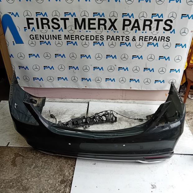 MERCEDES BENZ  S-CLASS W222 REAR BUMPER 2018 A2228851525 BLACK FMX27