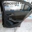 MERCEDES BENZ  A-CLASS W176 DRIVER REAR DOOR OSR GREY 2012- 2018 COMPLETE FMD209