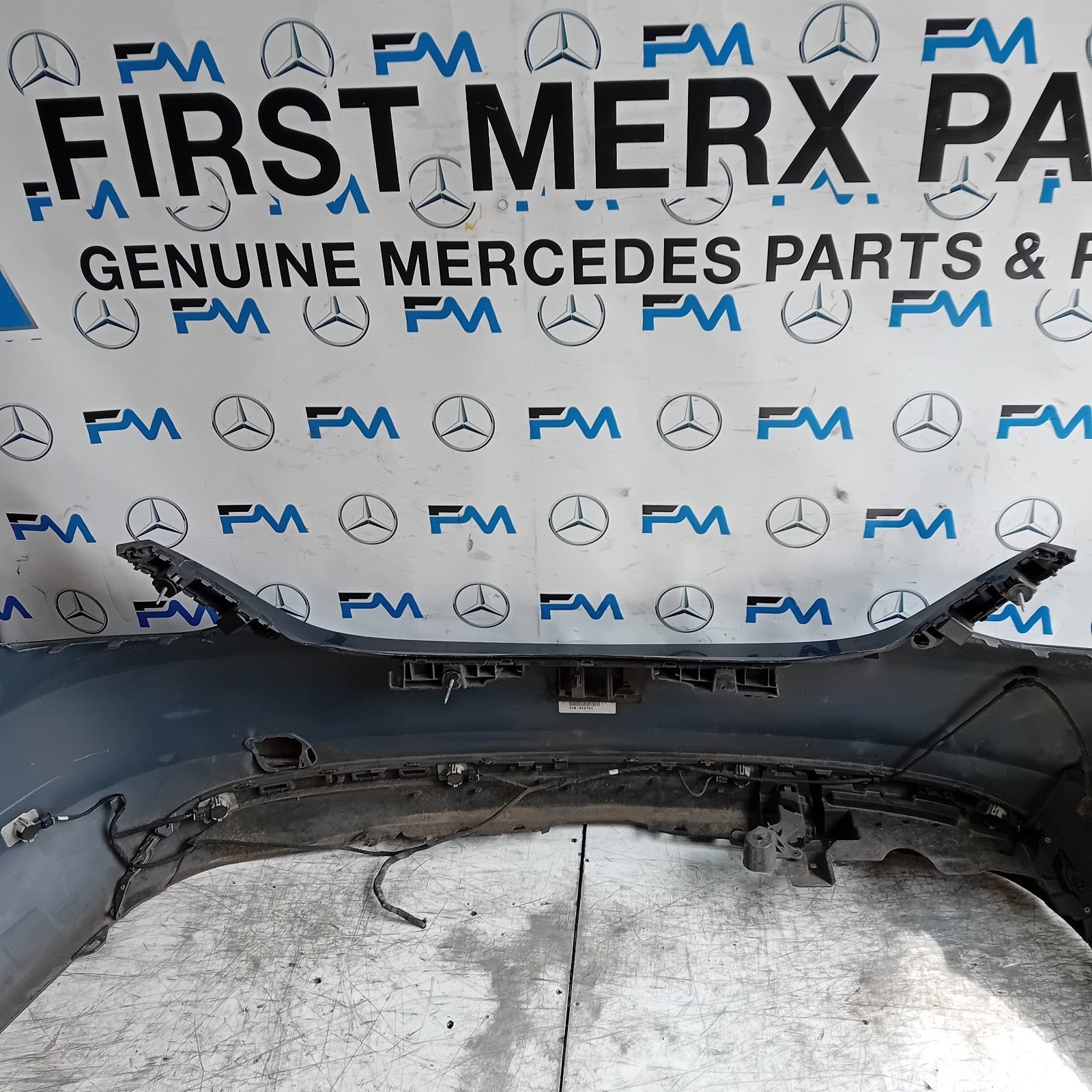 MERCEDES BENZ C-CLASS W205 SLN REAR BUMPER 2015 GREY A2058850138 FMX52