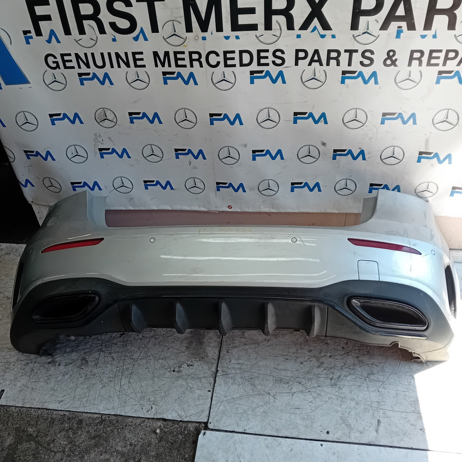 MERCEDES BENZ A-CLASS W177 REAR BUMPER A1778804801 2018 GREY COMPLETE FMX158