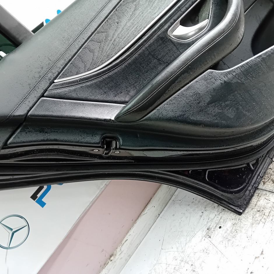 MERCEDES E-CLASS W213 SLN PASSENGER REAR DOOR NSR BLACK 2016 ON COMPLETE FMD250