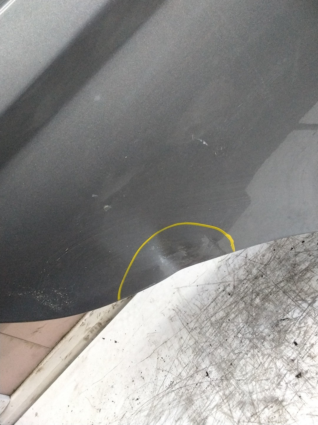MERCEDES C-CLASS S204 EST DRIVER REAR DOOR OSR GREY 2008-14 FMD549