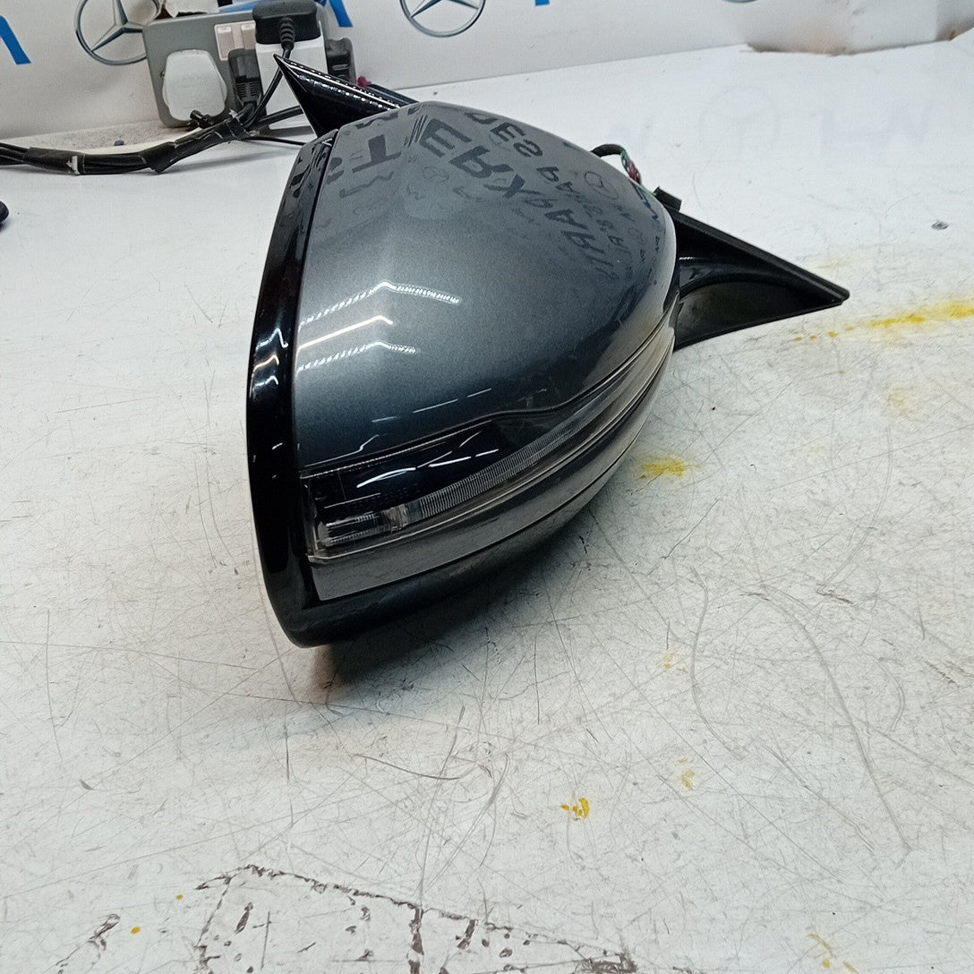 MERCEDES E-CLASS W213 DRIVER  WING MIRROR OSF GREY 2016 PL BS A2138104000 FMM66