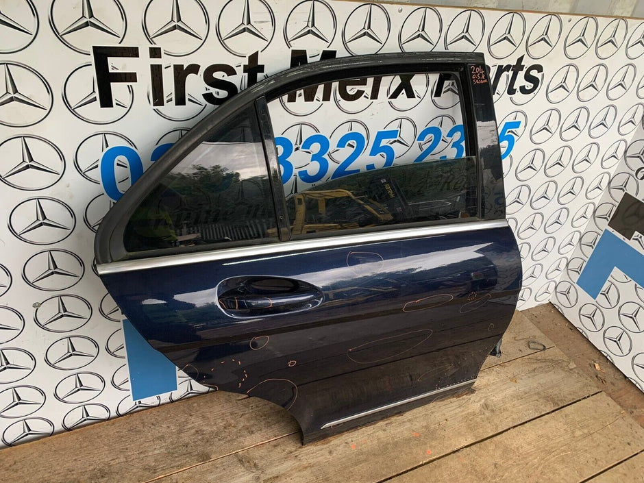 MERCEDES BENZ C CLASS W204 OFF SIDE REAR RIGHT DOOR 2008-2014