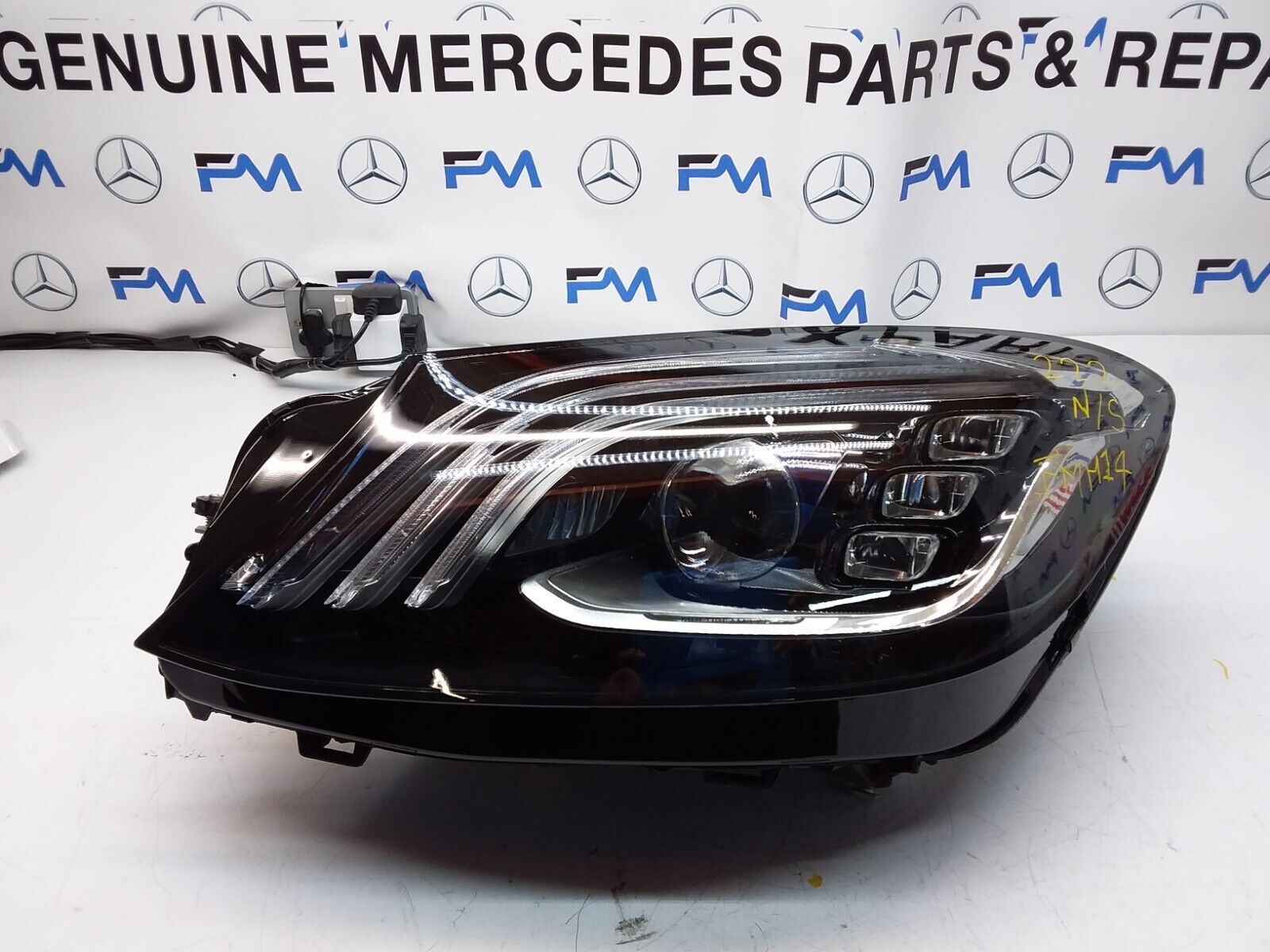 2018 MERCEDES S CLASS W222 HEADLIGHT LED N/S COMPLETE FACELIFT A2229064305 FMH14