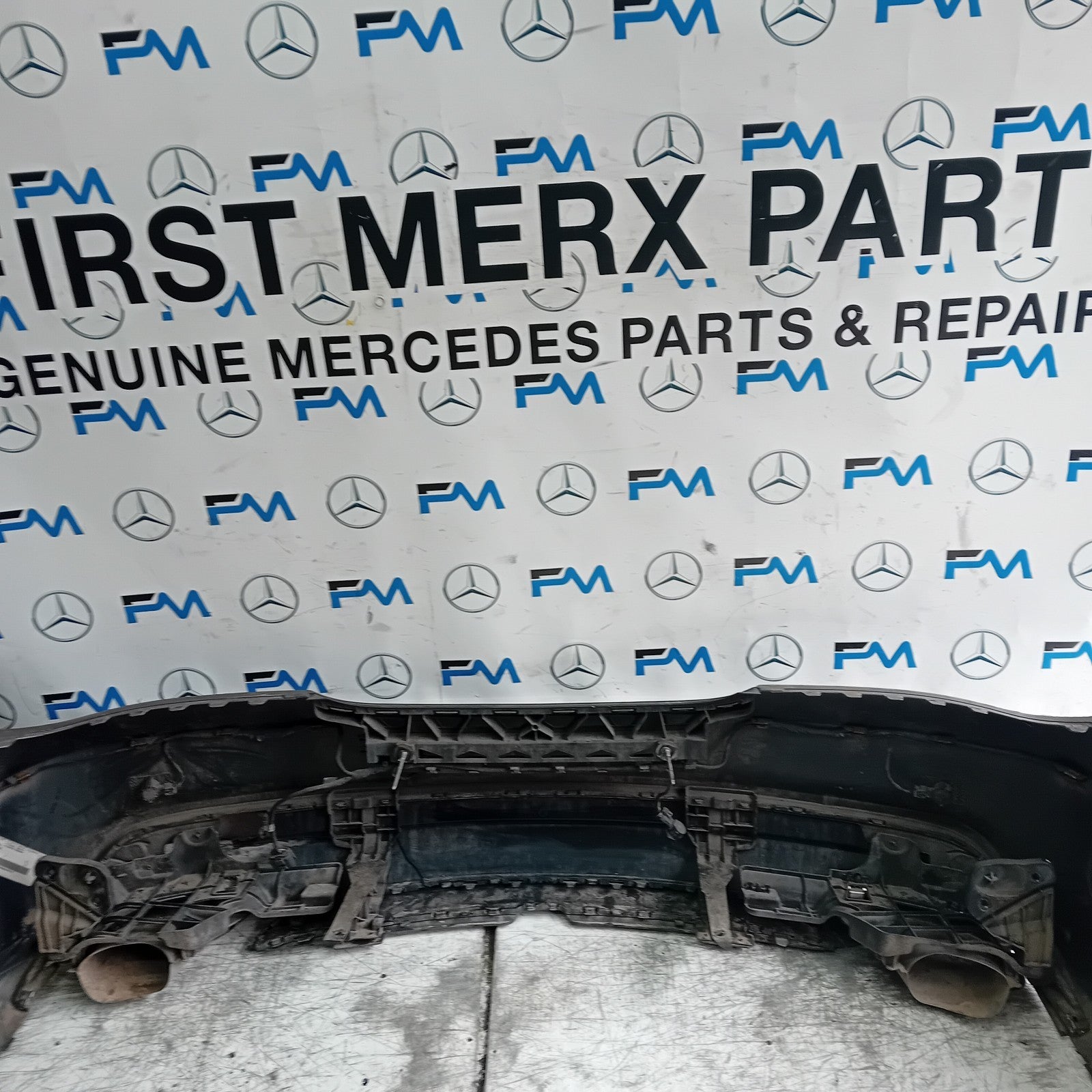 MERCEDES BENZ CLA W117 REAR AMG BUMPER GREY 2013-19 A1178807100 FMX71