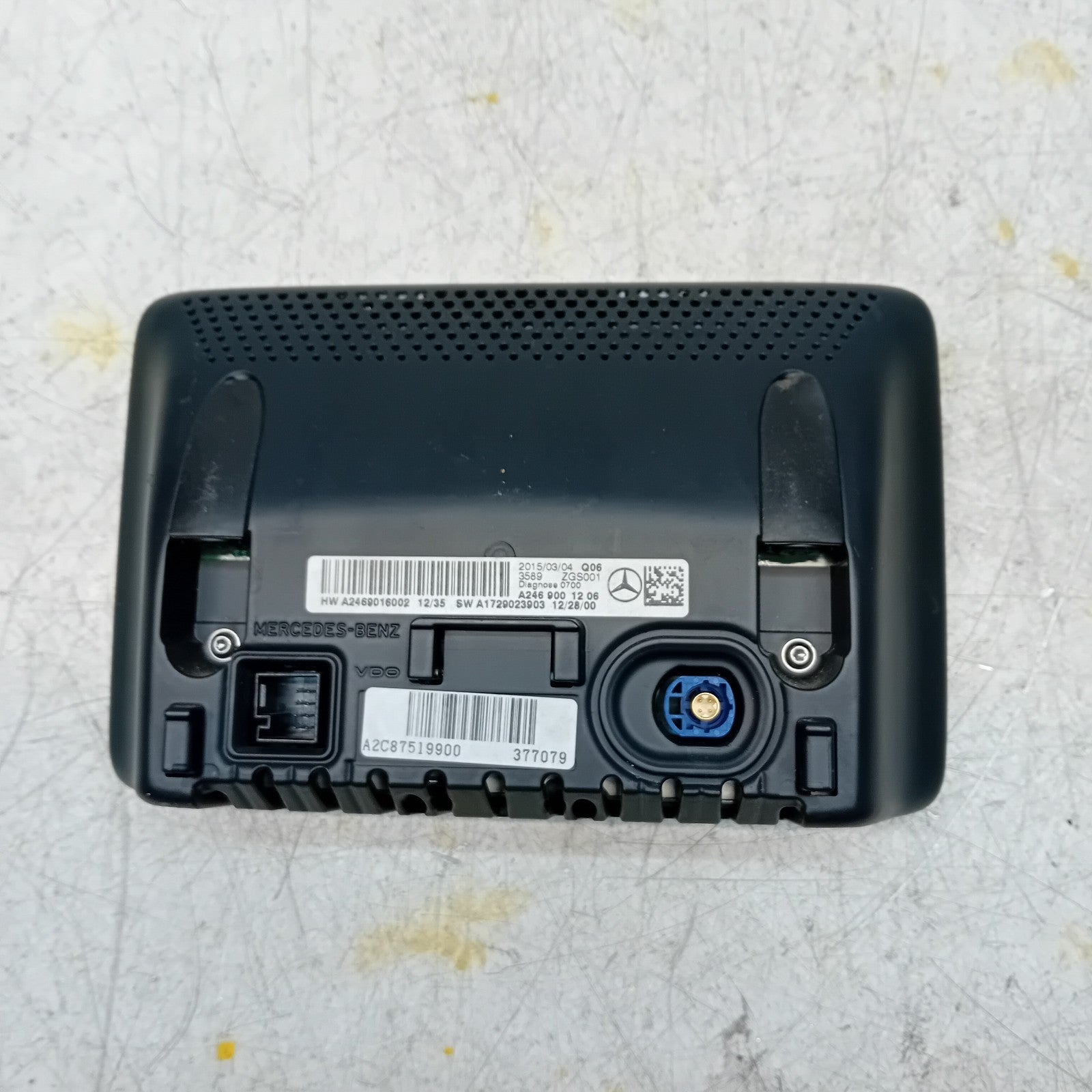MERCEDES BENZ A-CLASS W176 DISPLAY SCREEN A2469001206 2014 ON FM001498