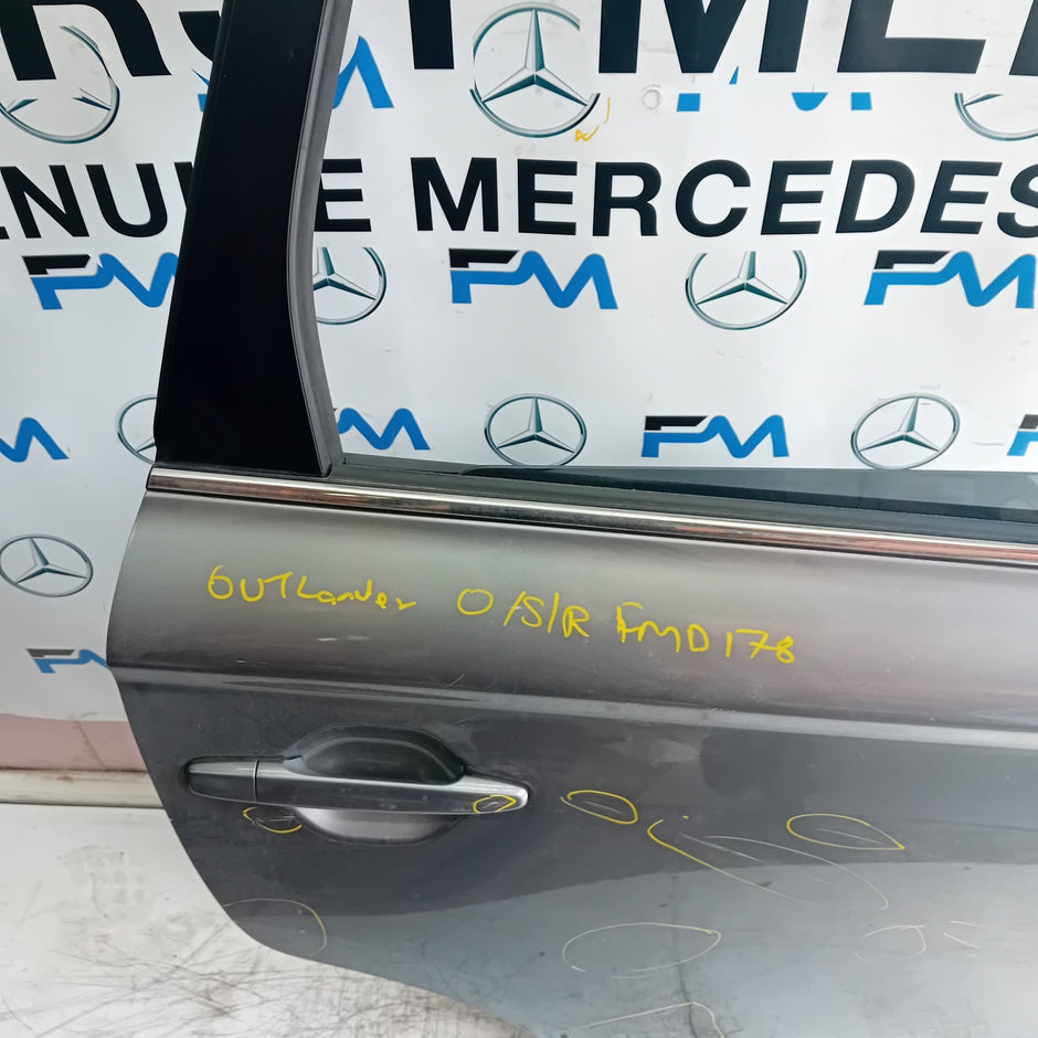 MITSUBISHI OUTLANDER MK3 DRIVER SIDE REAR DOOR OSR GREY 2013 ON COMPLETE FMD178