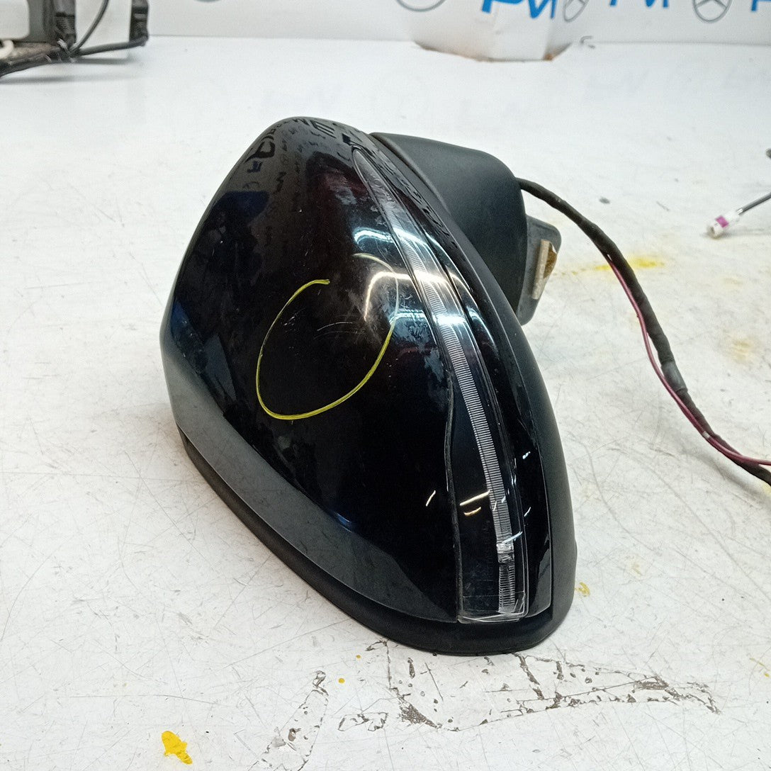 MERCEDES C-CLASS W205 DRIVER WING MIRROR OSF BLACK PL A2058105400 FMM73