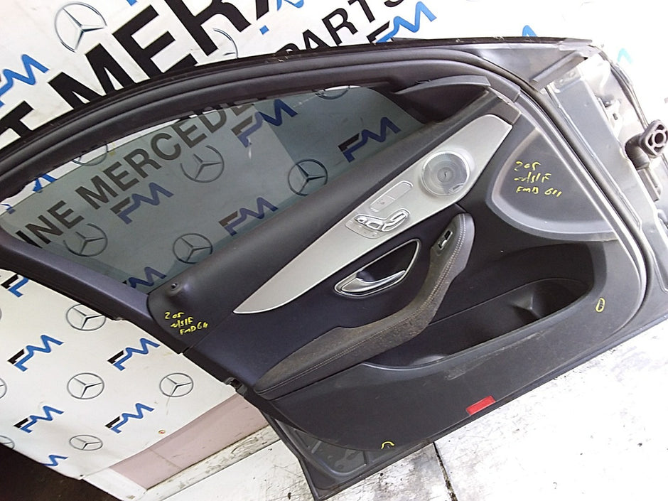 MERCEDES C-CLS W205  SLN PASSENGER FRONT DOOR NSF GREY 2014 ONWARDS  FMD611