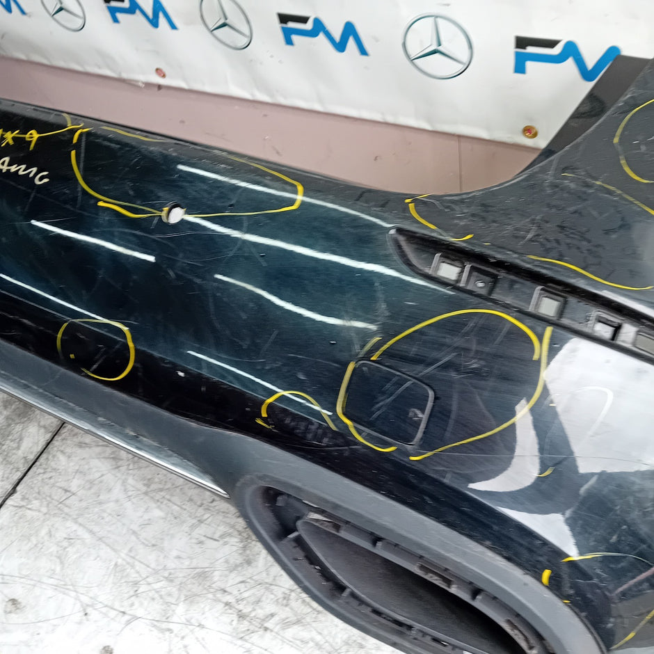 MERCEDES BENZ  A-CLASS W177 REAR BUMPER A1778805400 2018 BLACK FMX9