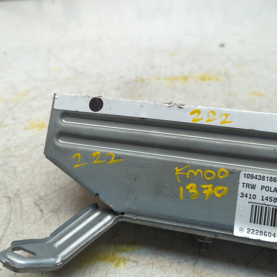 MERCEDES  S-CLASS W222 DRIVER REAR SIDE  AIRBAG MODULE A2228604402 FM001370