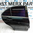 MERCEDES BENZ C-CLASS W204  DRIVER REAR DOOR OSR BLACK 2008-14 COMPLETE FMD236