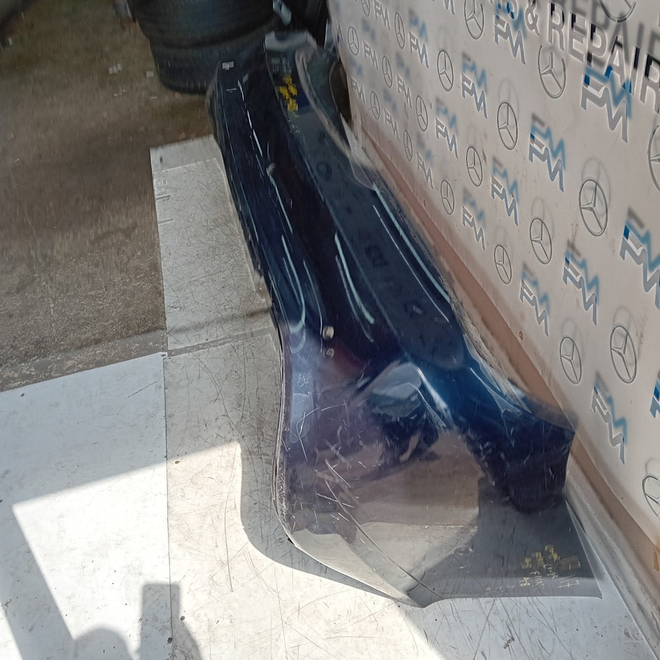MERCEDES BENZ CLA W117 REAR BUMPER 2015 BLUE A1178800440 FMX48