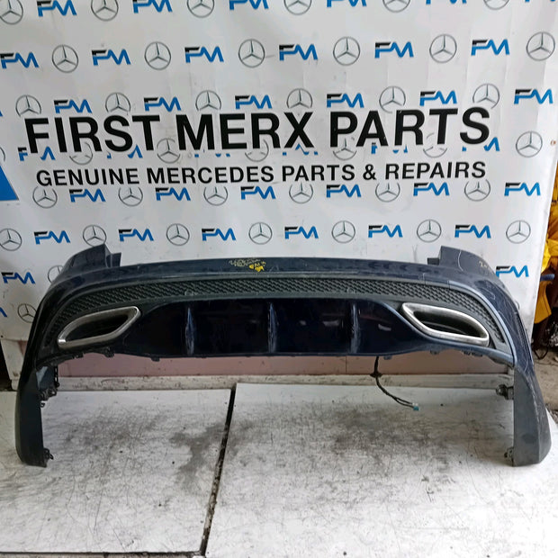 MERCEDES C-CLASS S205 EST REAR BUMPER 2014 BLUE  A2058856238 COMPLETE FMX39