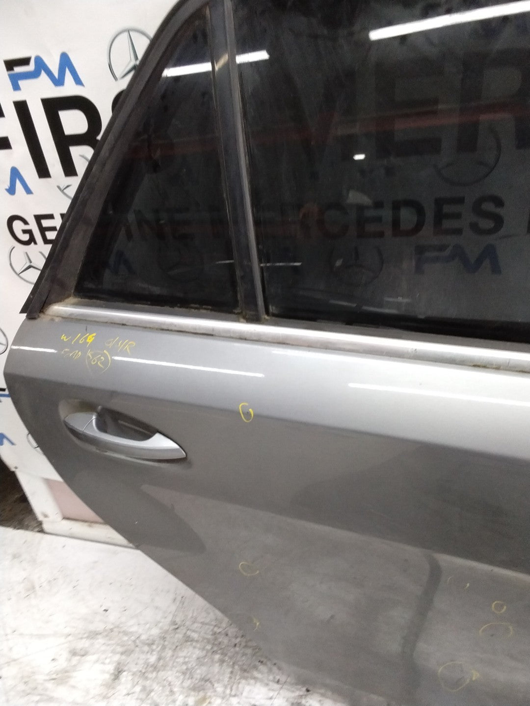 MERCEDES GLE W166  DRIVER REAR DOOR OSR GREY 2015- 2019 COMPLETE FMD562