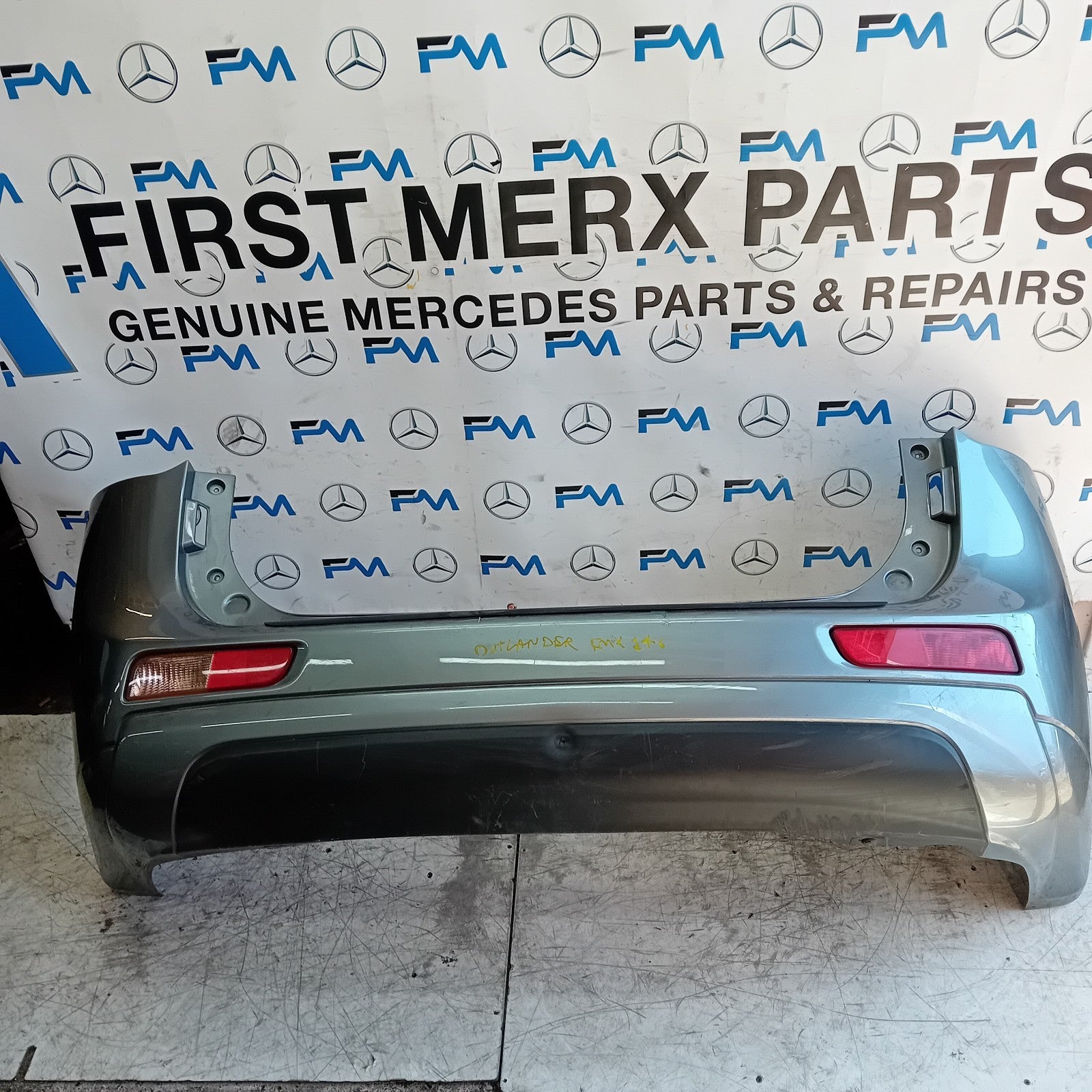 MITSUBISHI OUTLANDER MK3 REAR BUMPER GREY 2013  FMX146