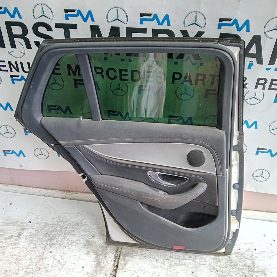 MEECEDS E-CLASS S213 EST PASSENGER REAR DOOR NSR WHITE 2016 ON COMPLETE FMD393