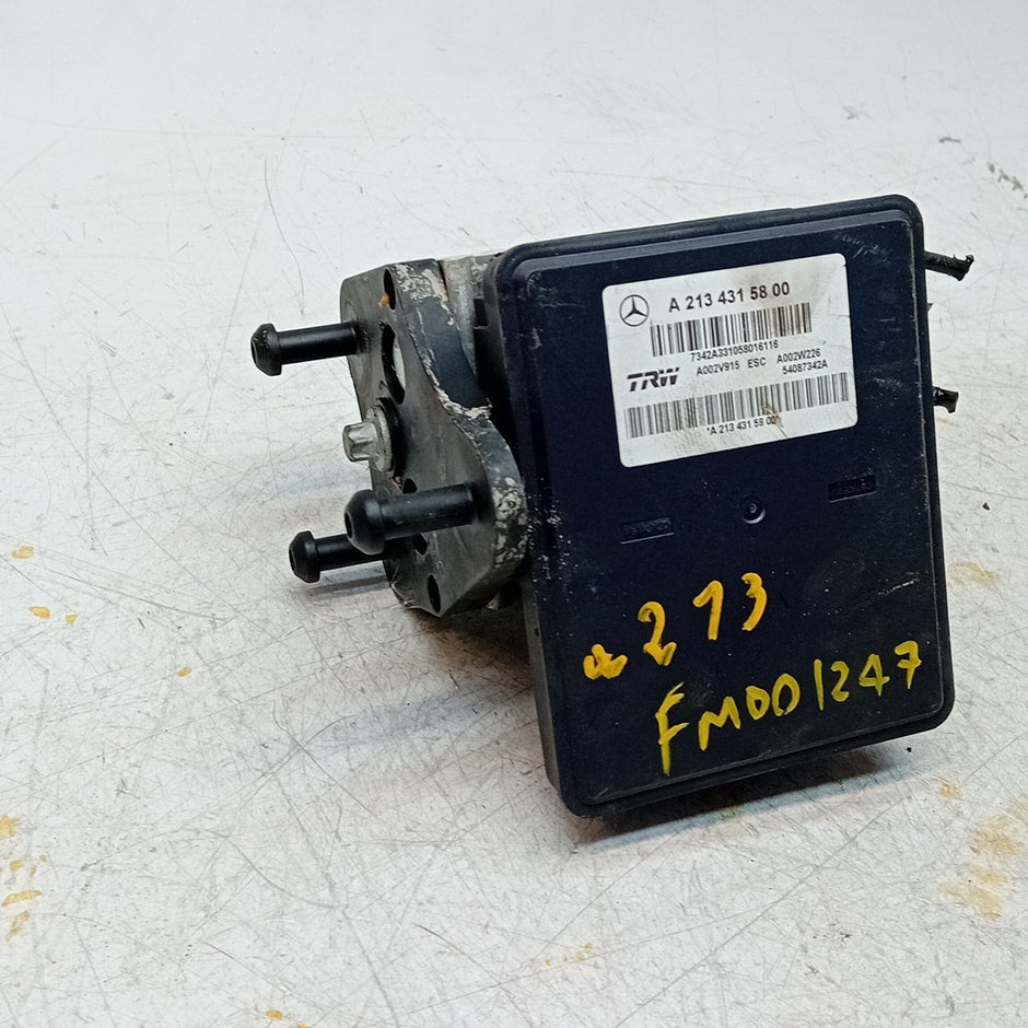 MERCEDES BENZ E-CLASS W213 ABS PUMP MODULE CONTROL UNIT A2134315800 FM001247