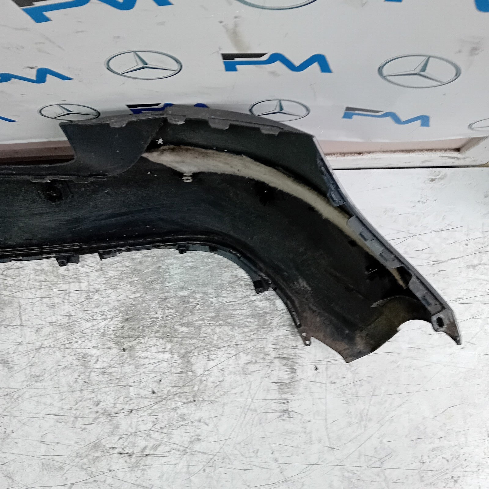 MERCEDES BENZ A-CLASS W176 REAR BUMPER 2012-18 A1768850000 GREY FMX33