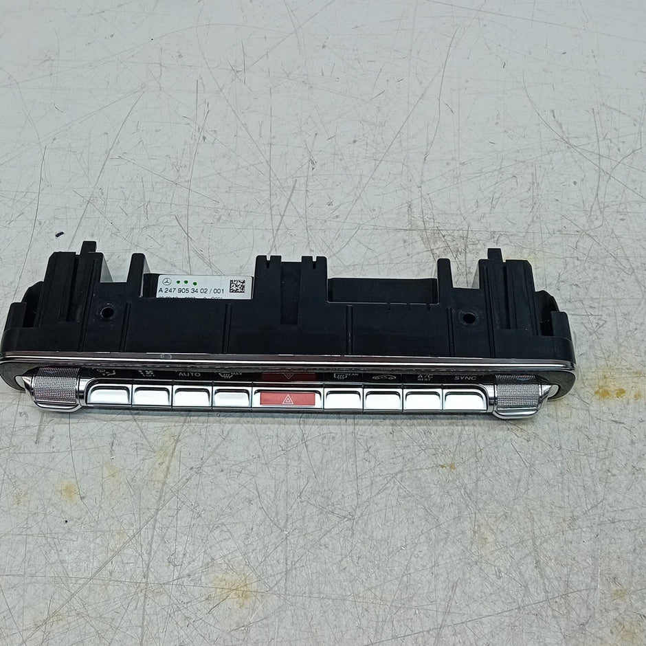 MERCEDES A B CLASS W177 W247 HEATER CLIMATE CONTROL PANEL A2479053402  FM001534