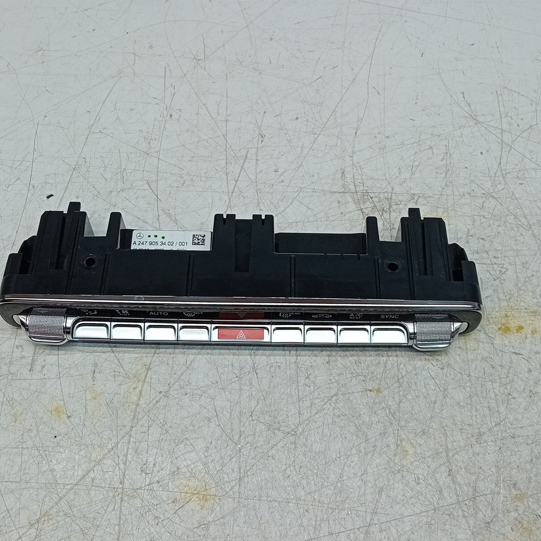MERCEDES A B CLASS W177 W247 HEATER CLIMATE CONTROL PANEL A2479053402  FM001534
