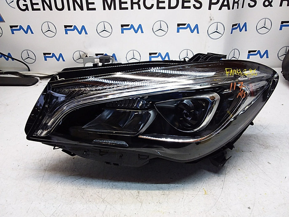  MERCEDES W117 PASSENGER HEADLIGHT FMH286