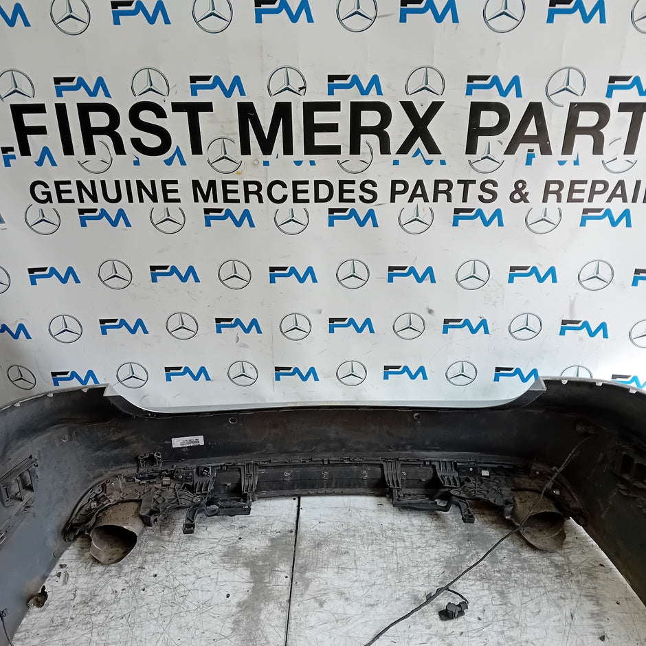 MERCEDES BENZ E-CLASS W212 SE SPORT REAR BUMPER SILVER 2014 ON FMX136