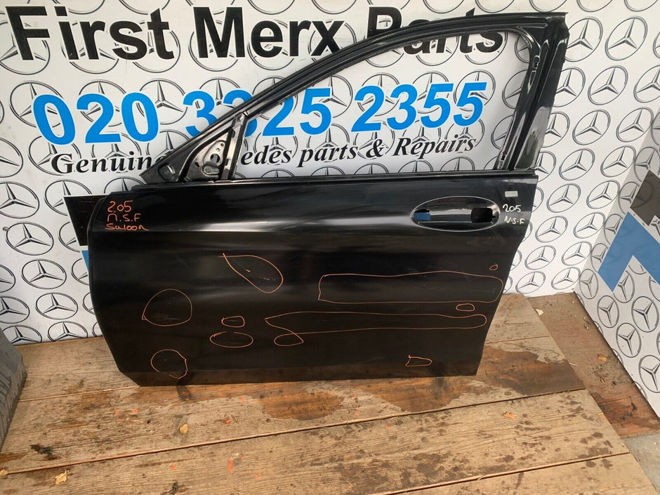 MERCEDES BENZ C CLASS W205 NEARSIDE FRONT LEFT DOOR 2013-2019