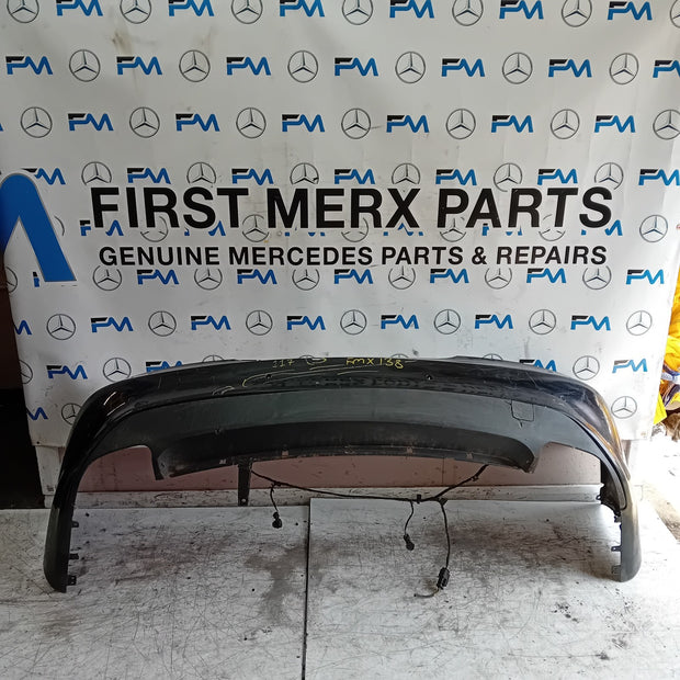 MERCEDES BENZ CLA W117 REAR BUMPER SE SPORT BLACK 2014 A1178850325 FMX138