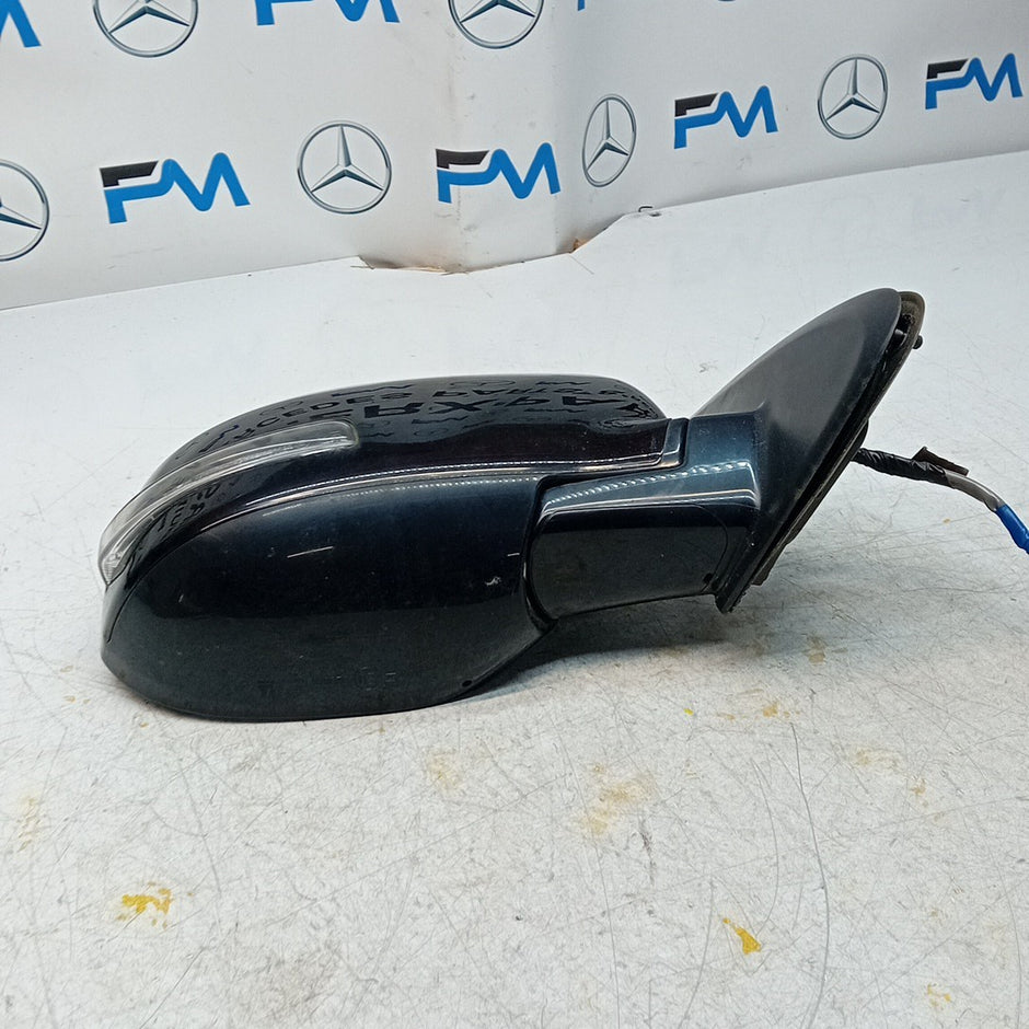 MITSUBISHI OUTLANDER MK3 DRIVER SIDE WING MIRROR OSF BLACK 2013 FMM62