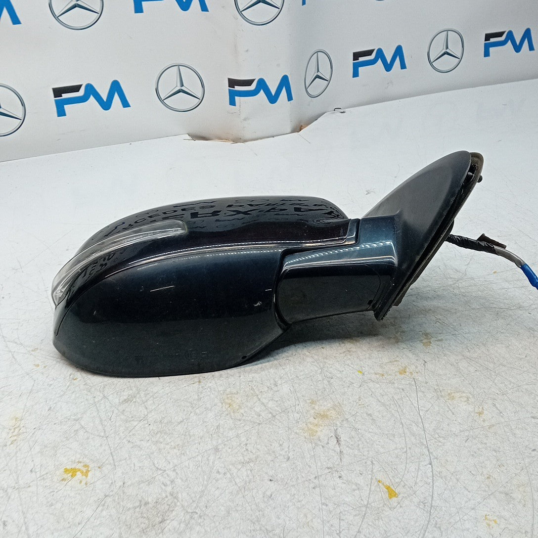 MITSUBISHI OUTLANDER MK3 DRIVER SIDE WING MIRROR OSF BLACK 2013 FMM62