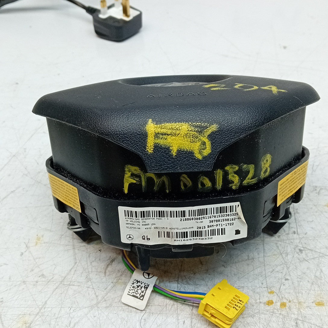MERCEDES BENZ C-CLASS W204 STEERING WHEEL AIRBAG DRIVER OS RIGHT Q6 FM001528