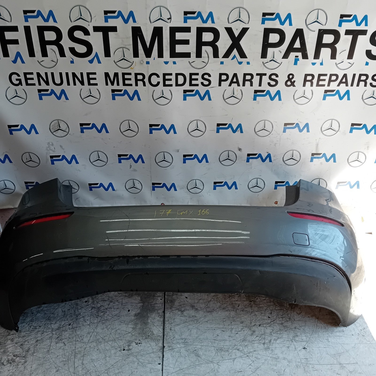 MERCEDES BENZ A-CLASS W177 REAR BUMPER A1778800500 2018 BROWN  FMX166