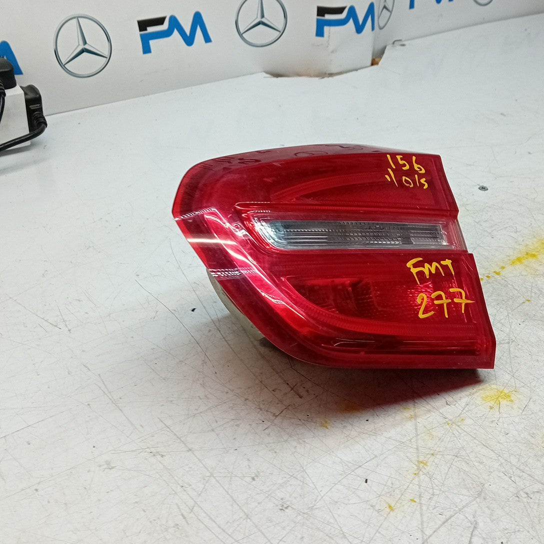 MERCEDES GLA X156 DRIVER RIGHT OS REAR INNER TAIL LIGHT A1569061258 2015 FMT277