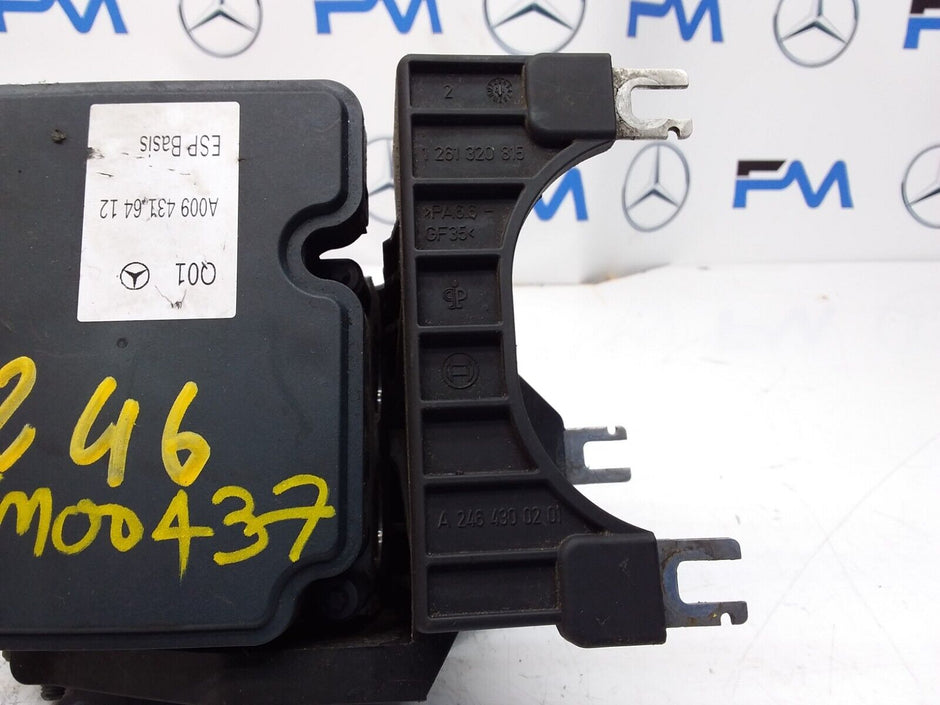 MERCEDES CLA W246 ABS PUMP MODULE CONTROL UNIT A2464300201 FM00437